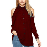 Fashion Blouse Shirt Off Shoulder