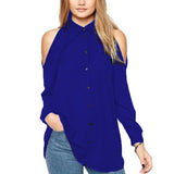 Fashion Blouse Shirt Off Shoulder