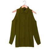 Fashion Blouse Shirt Off Shoulder