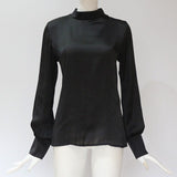 Feminina Chiffon Chemise Femme Blouse Shirt