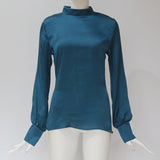 Feminina Chiffon Chemise Femme Blouse Shirt