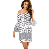 Print Long Women Blouse Shirt