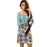 Print Long Women Blouse Shirt