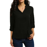 Brand Blouse Shirt V Neck