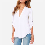Brand Blouse Shirt V Neck